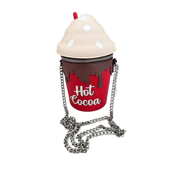 NWOT Skinny Dip London Hot Cocoa Bag Crossbody Purse Chain Strap CUTE - Picture 1 of 6